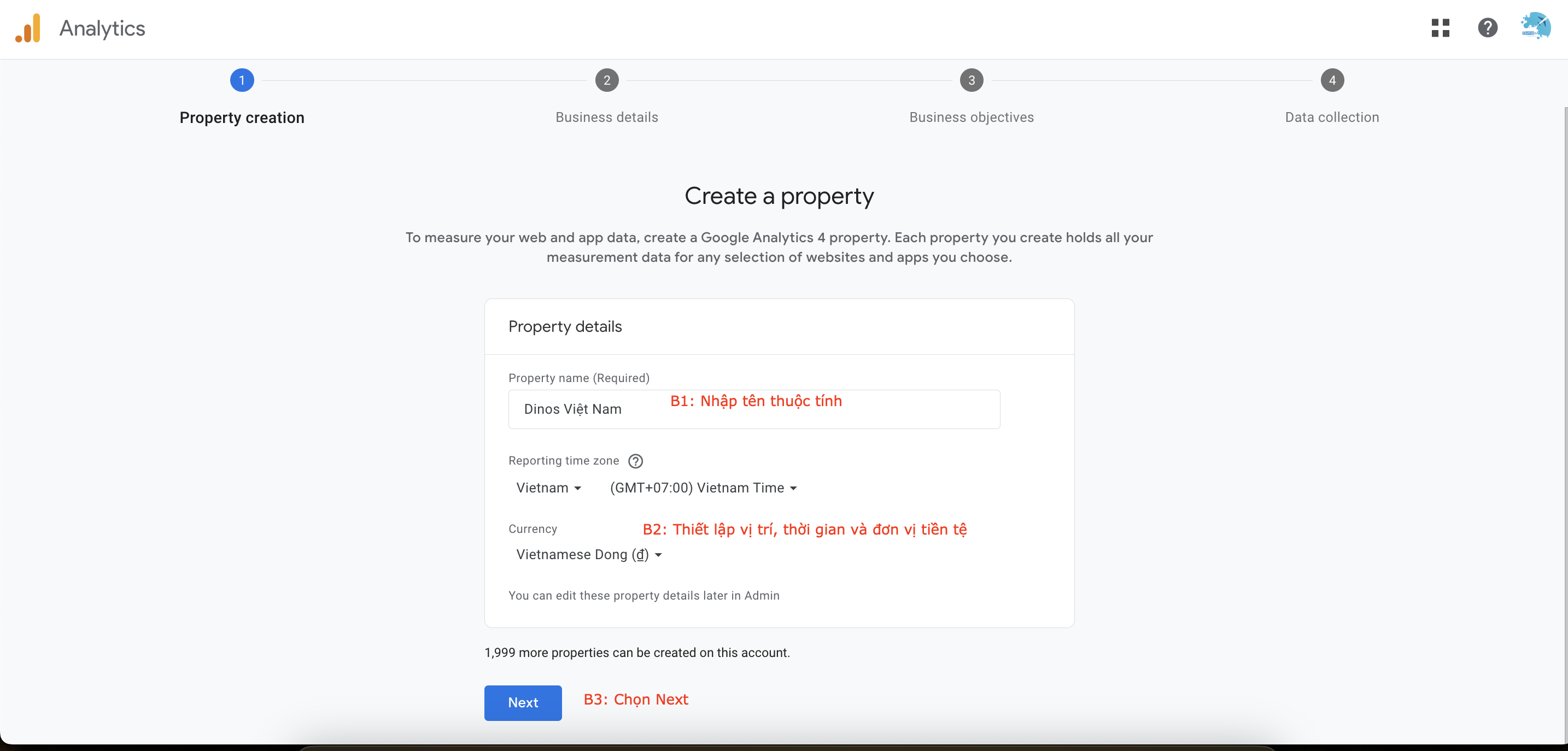Hướng dẫn cài đặt Google Analytics (GA4) cho Website 1