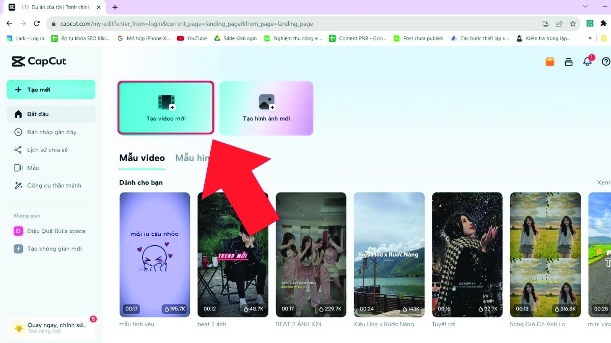 Cách cắt video trên capcut máy tính - 1