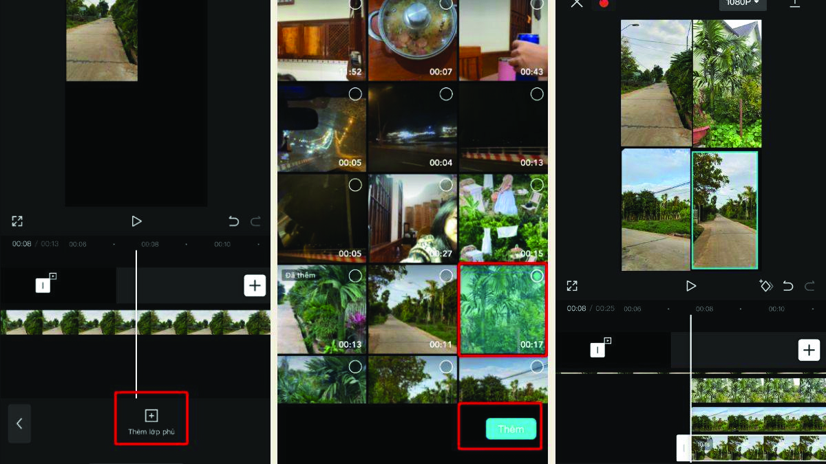 C&aacute;ch gh&eacute;p 4 video th&agrave;nh 1 khung tr&ecirc;n CapCut - 4