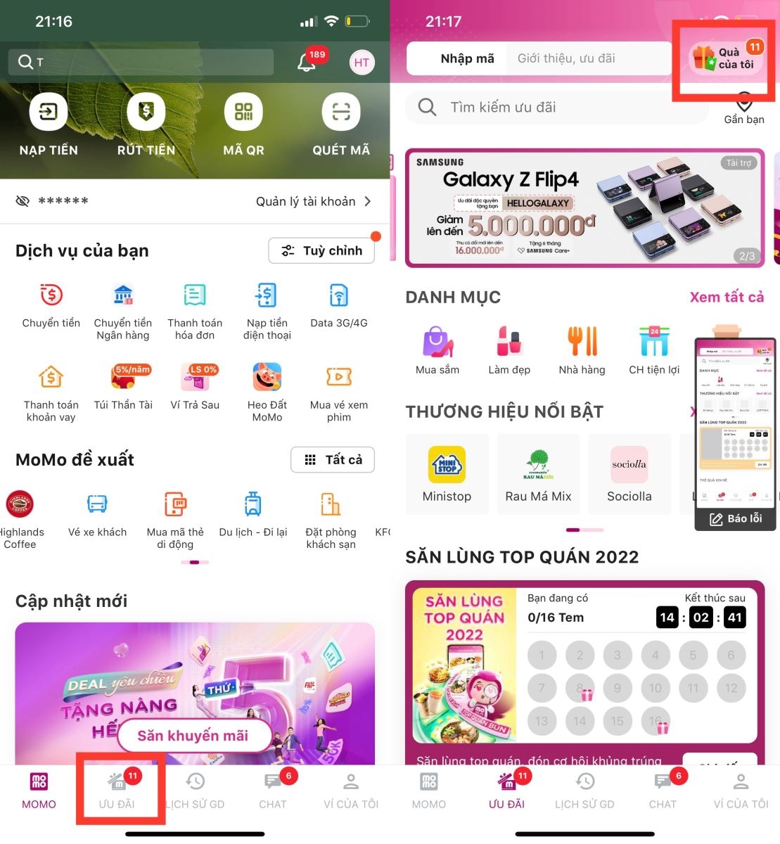 Cách nhập mã MoMo giới thiệu bạn bè  6