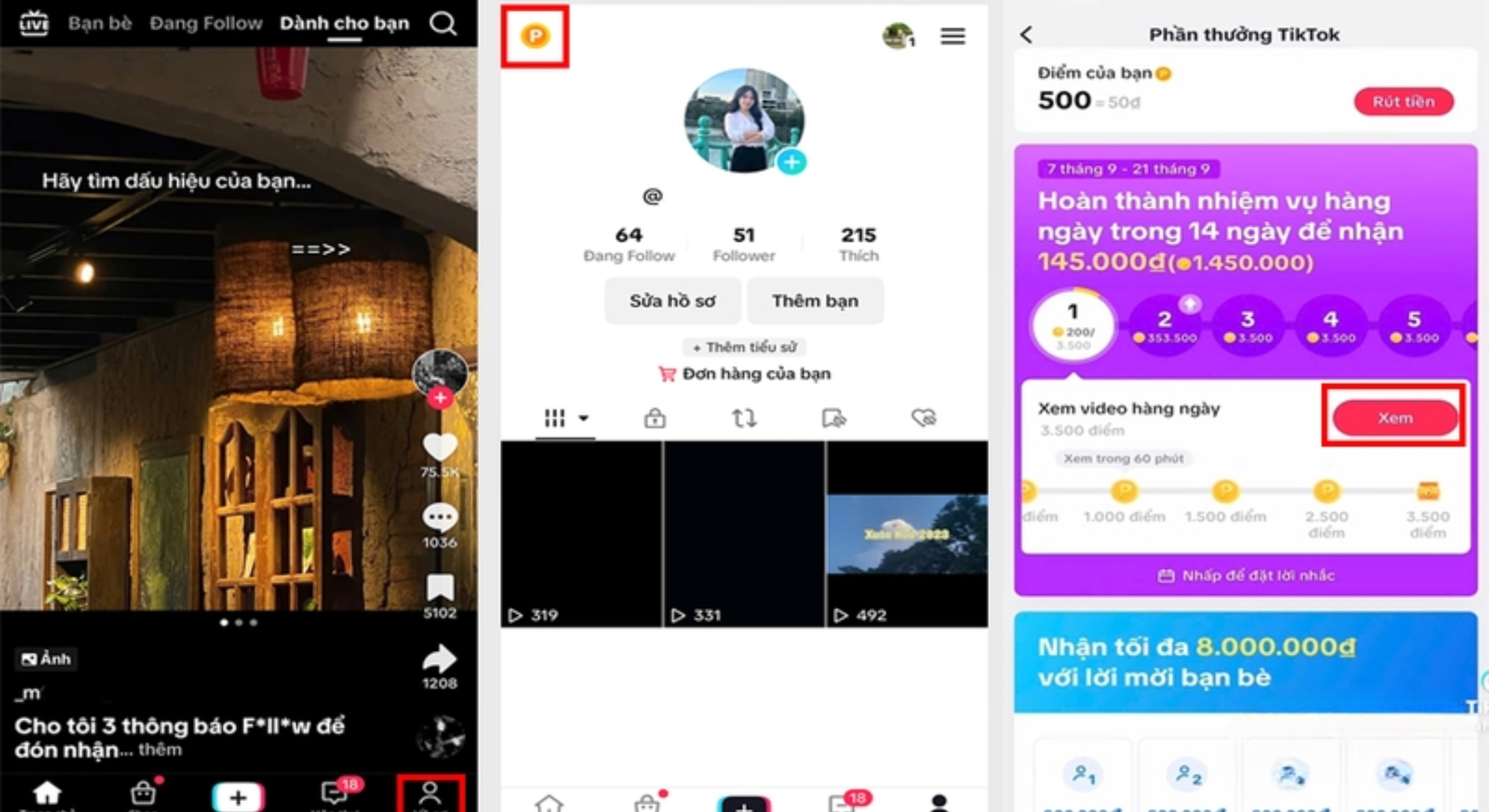 cách kiếm tiền trên TikTok bằng cách xem video