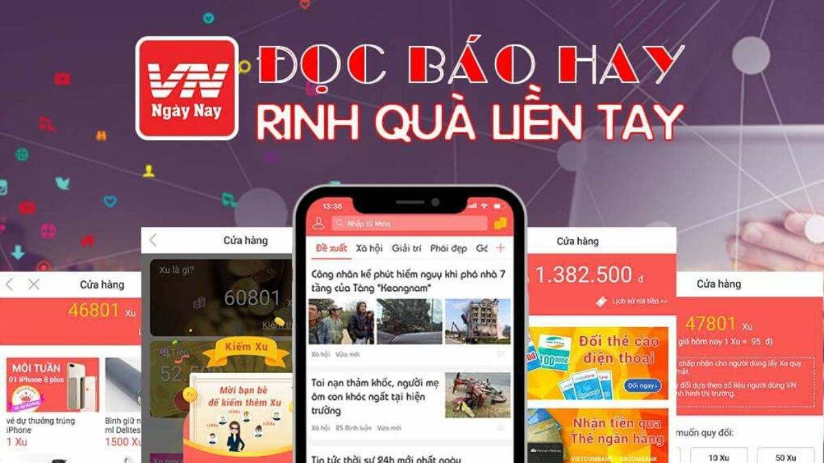 VN Ngày Nay – App kiếm thẻ cào uy tín