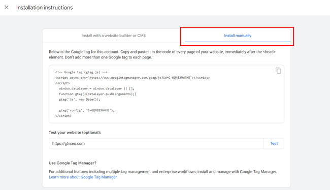 tích hợp Google Analytic vào website 7