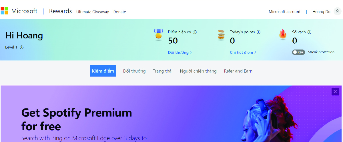 Kiếm tiền từ lượt tìm kiếm trên Bing với Microsoft Rewards - 5