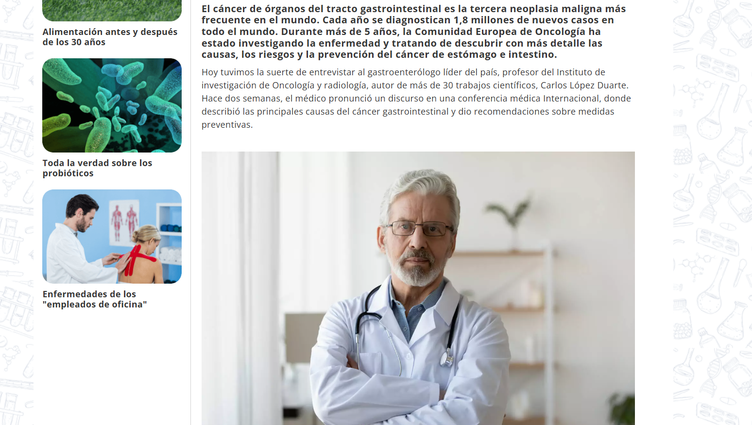 Loại Pre-landing c&acirc;u chuyện b&aacute;c sĩ