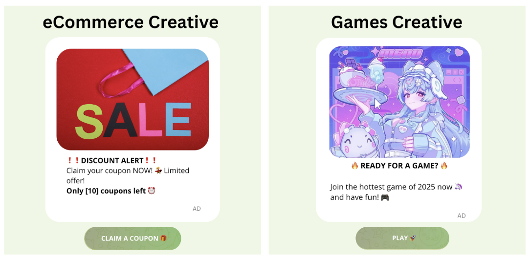 Telegram Ads & Mini App Pre-landers 2