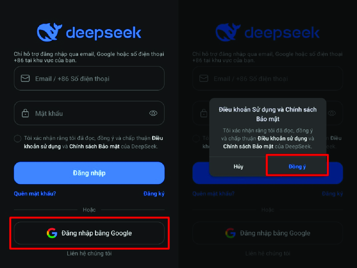 đăng ký deepseek trên điện thoại - 2