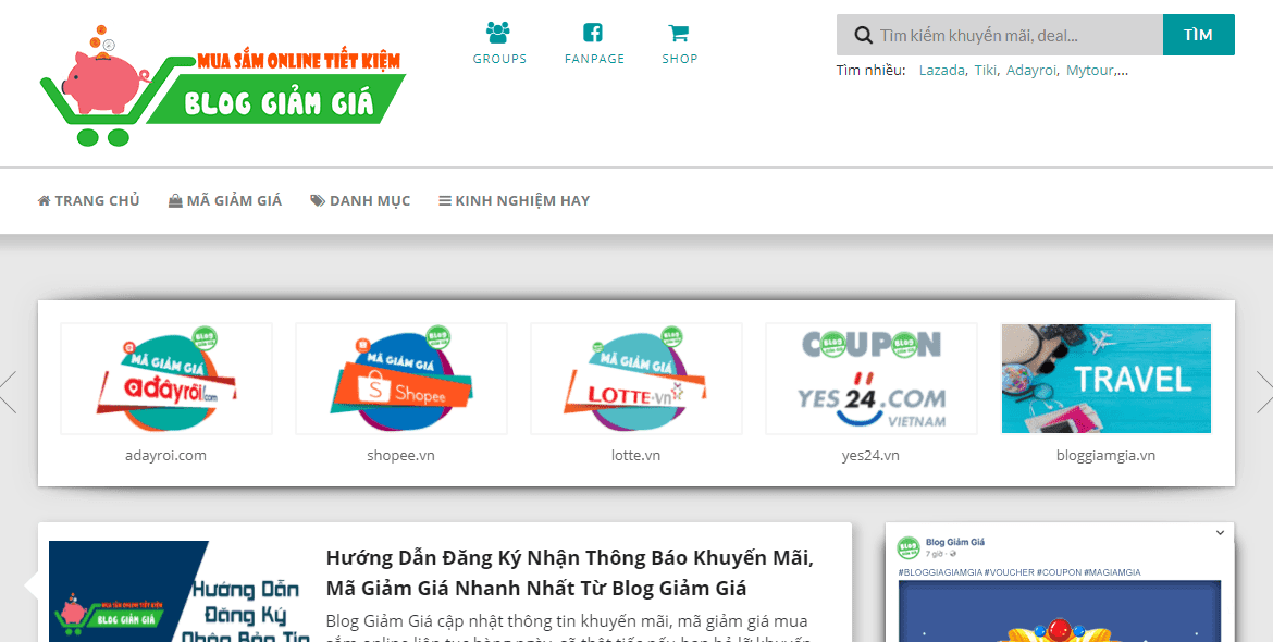 kiếm tiền với dinos bằng website mã giảm giá