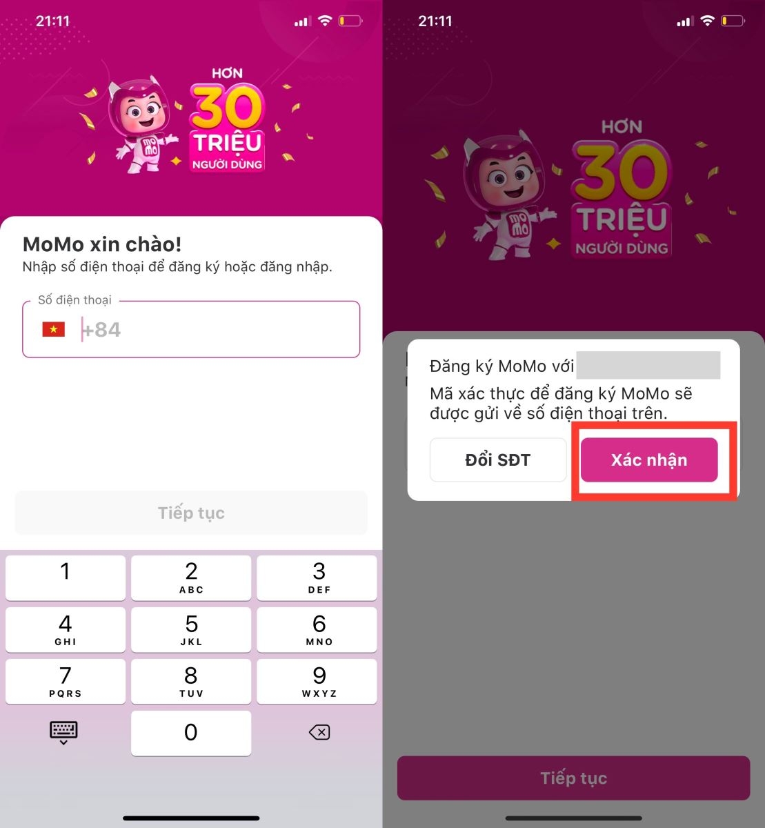 Cách nhập mã MoMo kiếm tiền cho bạn mới 
