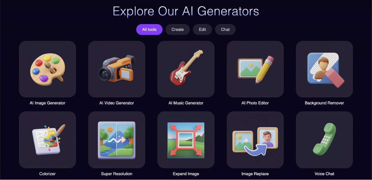 công cụ tạo ảnh AI miễn phí - deepAI