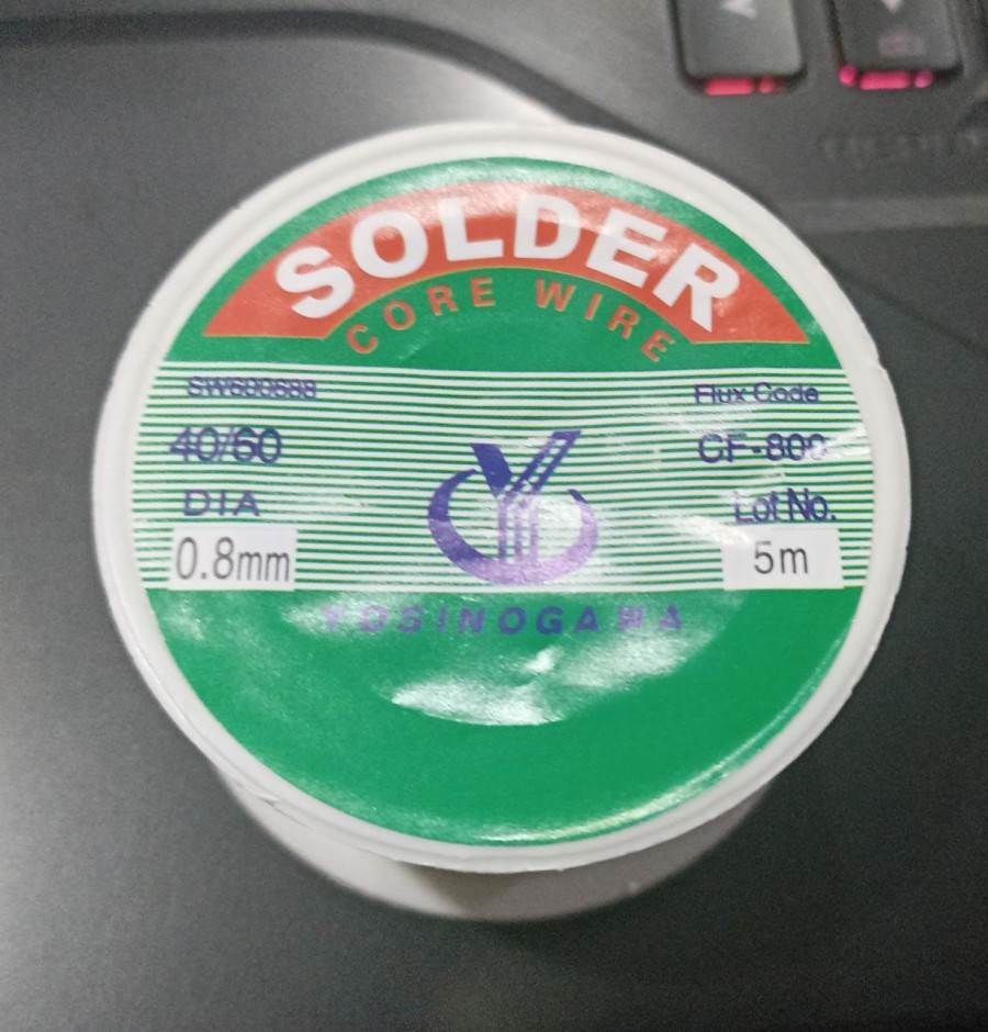 TIMAH SOLDER 5 METER DIAMETER 0,8MM 1