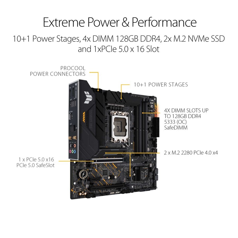 Gaming Motherboard Asus TUF B660M-PLUS WiFi D4