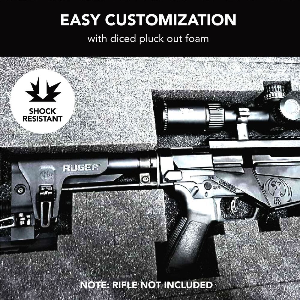 Evolution Gear HD Series Rifle Hard Gun Case 2510 - Black image 2