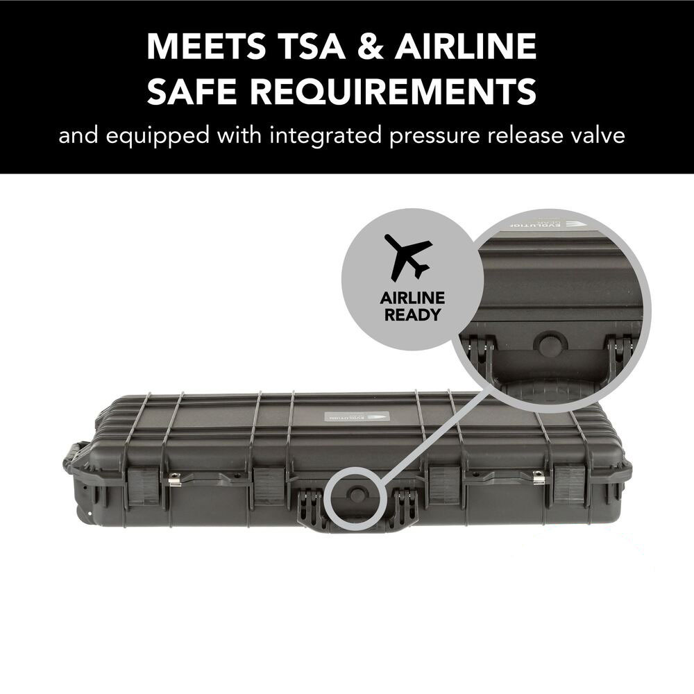 Evolution Gear HD Series Rifle Hard Gun Case 2510 - Black image 3