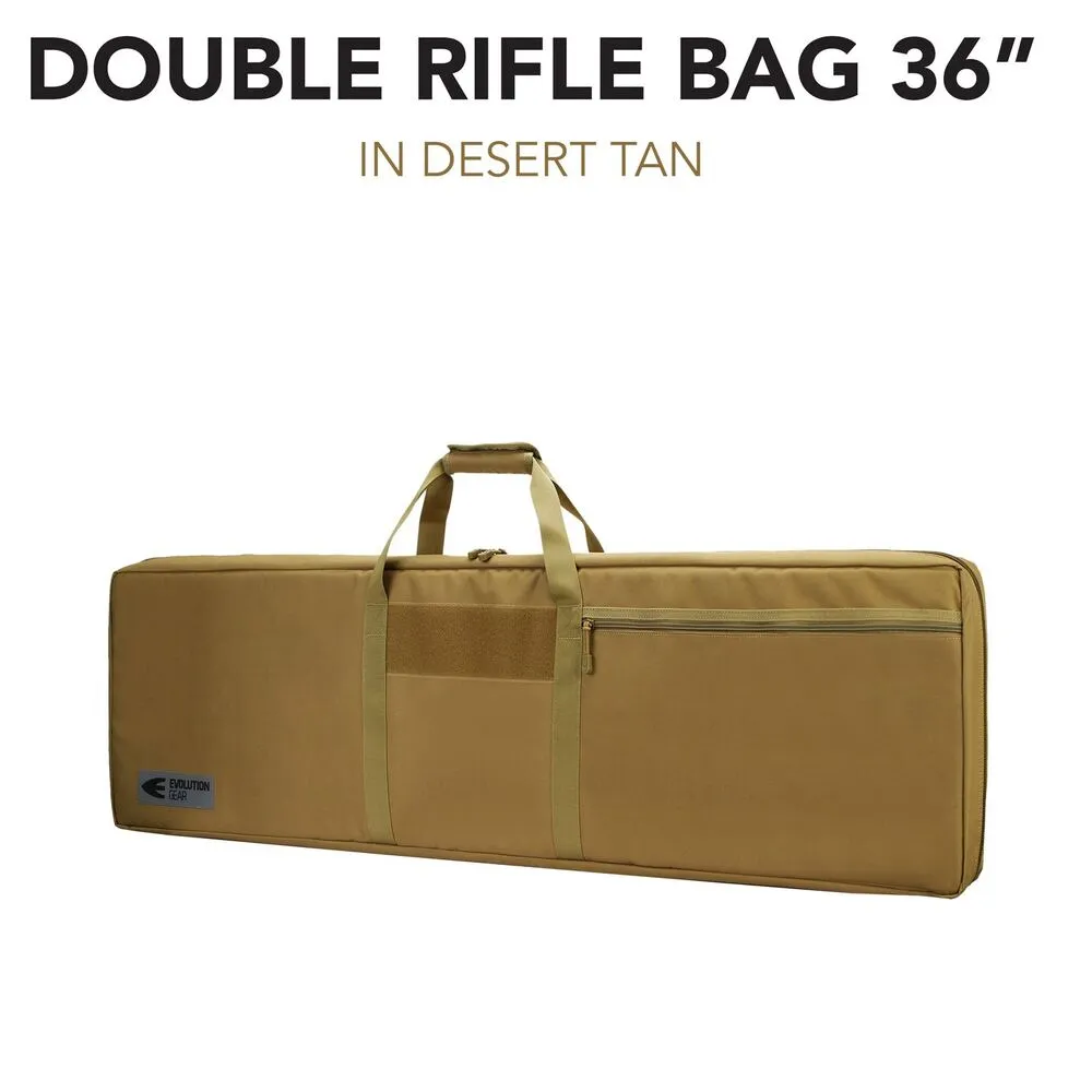 Evolution Gear 36" Double Rifle Bag - Desert Tan image 1
