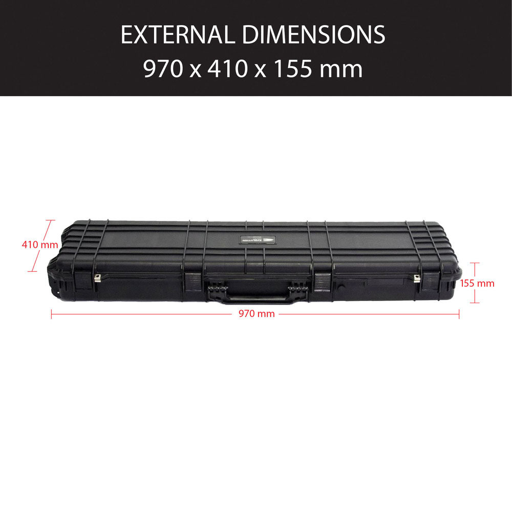 Evolution Gear HD Series Rifle Hard Gun Case 2510 - Black image 5