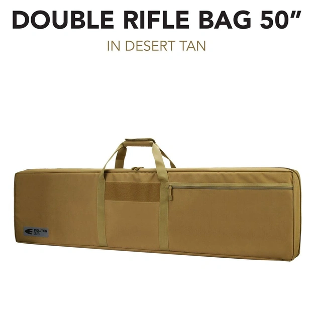 Evolution Gear 50" Double Rifle Bag - Desert Tan image 1