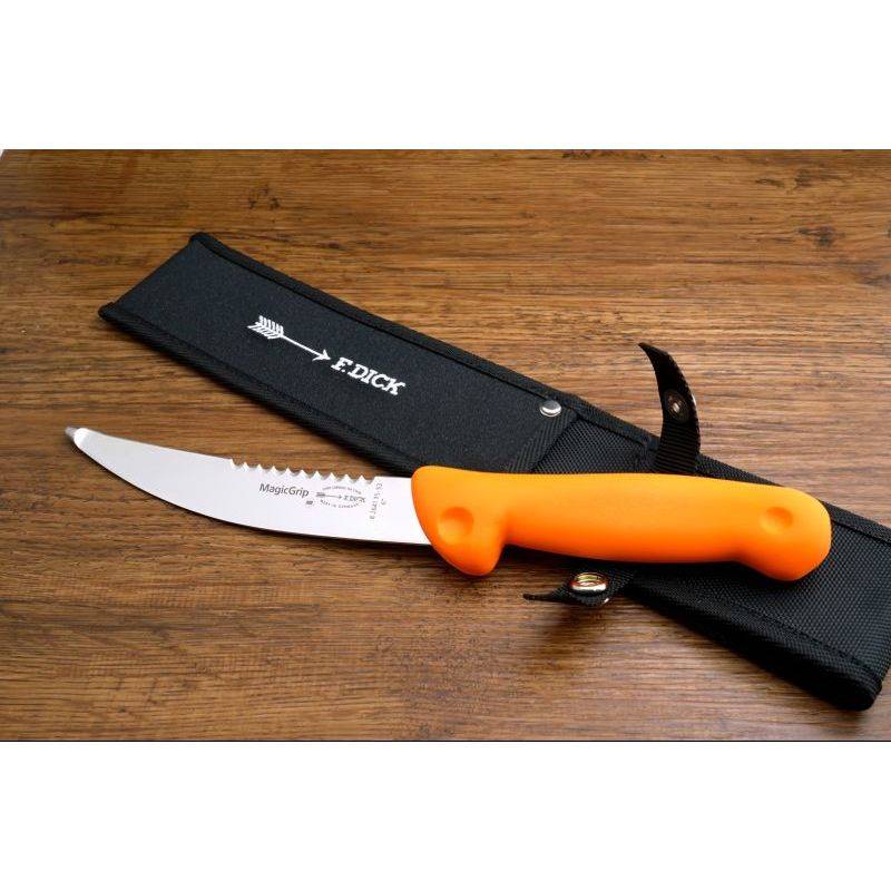 F.Dick MagicGrip Field Dressing Knife 15cm with Sheath - Orange image 1