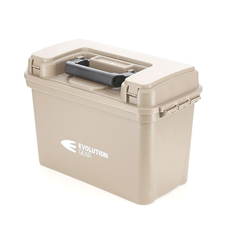 Evolution Gear Large Ammunition Case Weatherproof Ammo Box / Dry Box - Desert Tan image 1