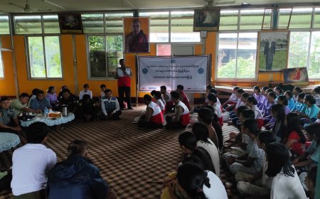 သဘာဝဘေးအန္တရာယ် ကြိုတင်ကာကွယ်ရေး အသိပညာပေးလုပ်ငန်း ကျင်းပ