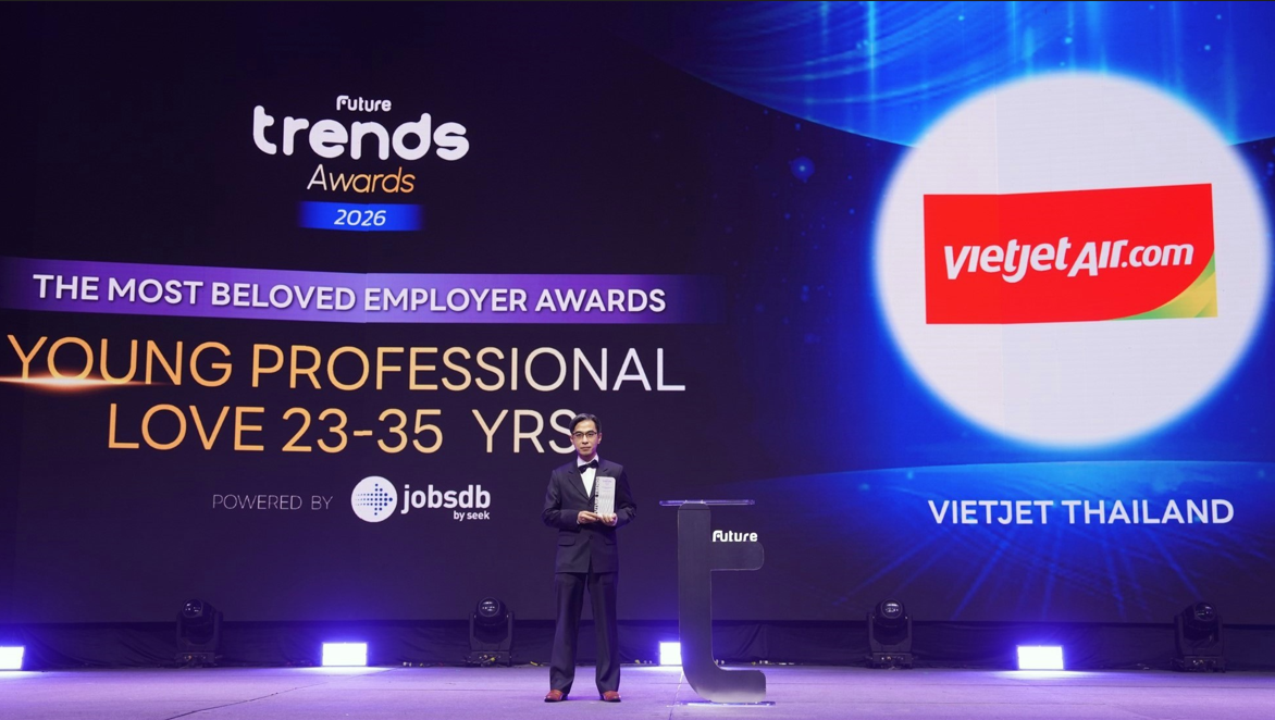 Vietjet Thailand named The Most Beloved Employer 2026