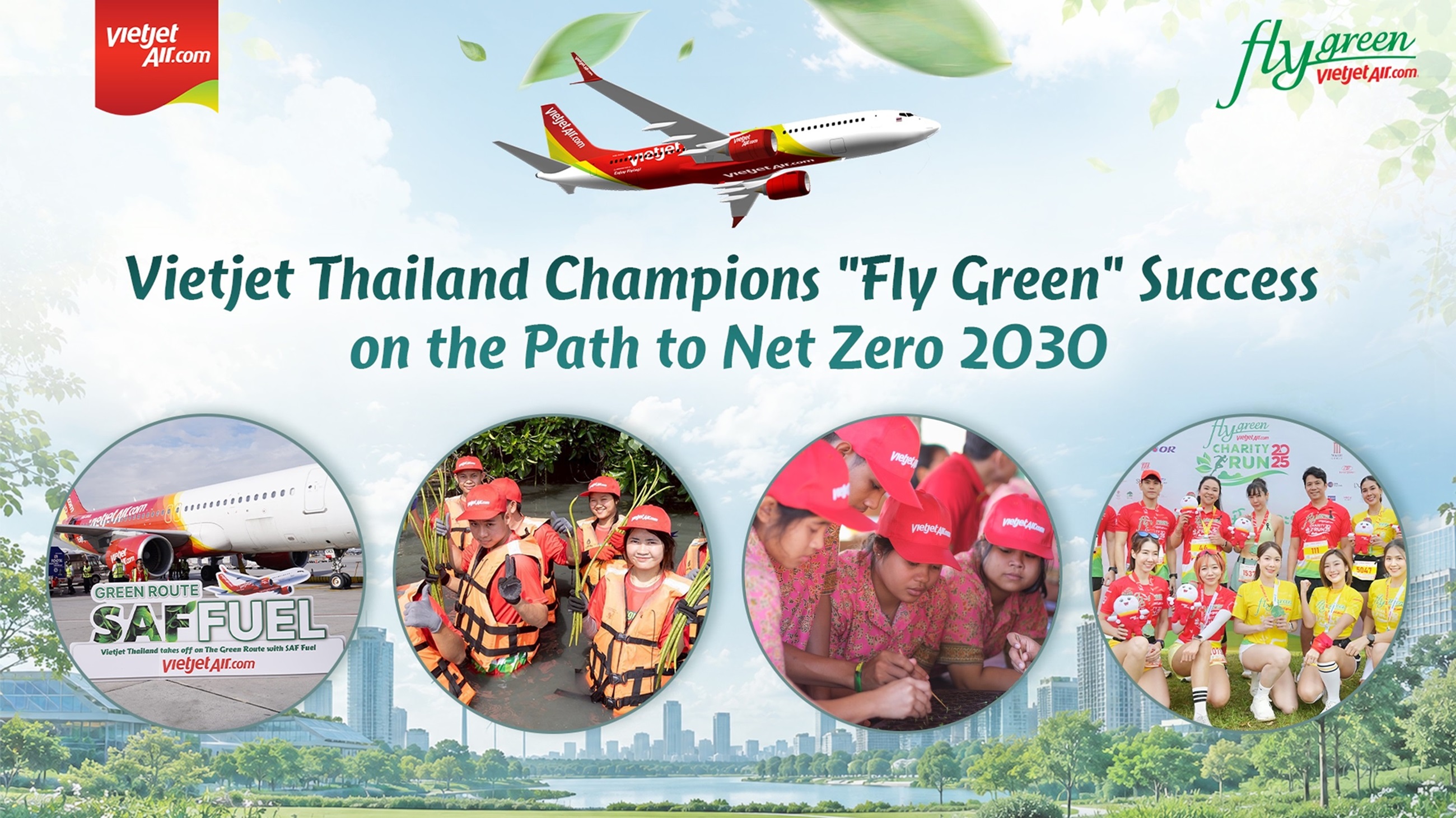“Vietjet Thailand Marks Fly Green Milestone with World Environment Day”