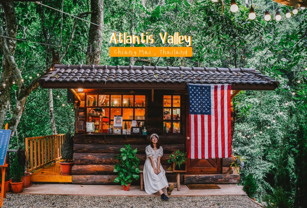 รีวิวคาเฟ่ : คาเฟ่สไตล์อเมริกัน ริมน้ำสุดชิล Atlantis Valley เชียงใหม่