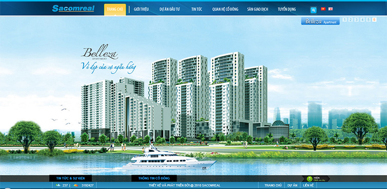 mẫu thiết kế website chuẩn SEO