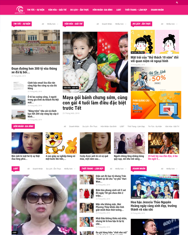 thiết kế website báo điện tử Đà Nẵng