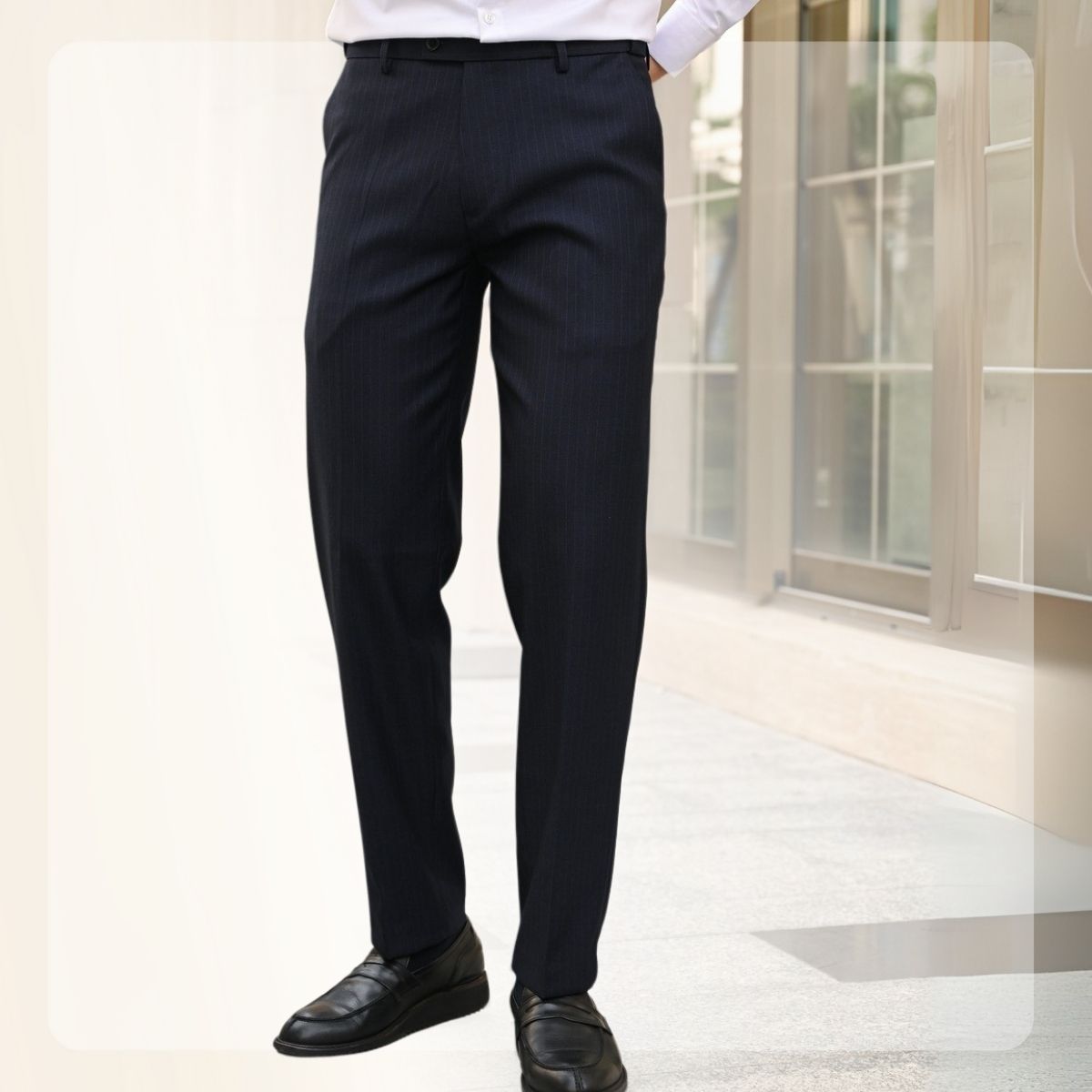 QUẦN TÂY NAM X24 TROUSERS - XANH SỌC