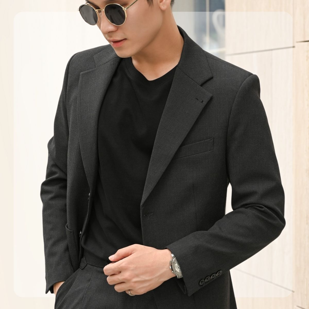NIL BLAZER - ĐEN