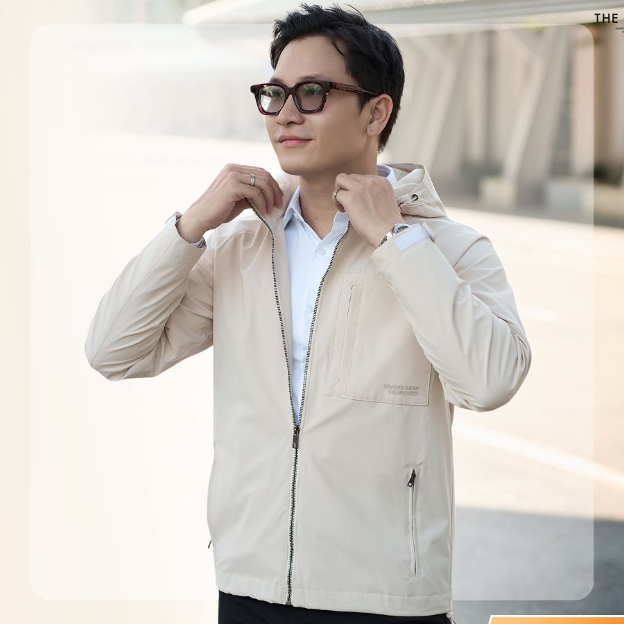 Áo khoác gió chống nước Briz Jacket - BE