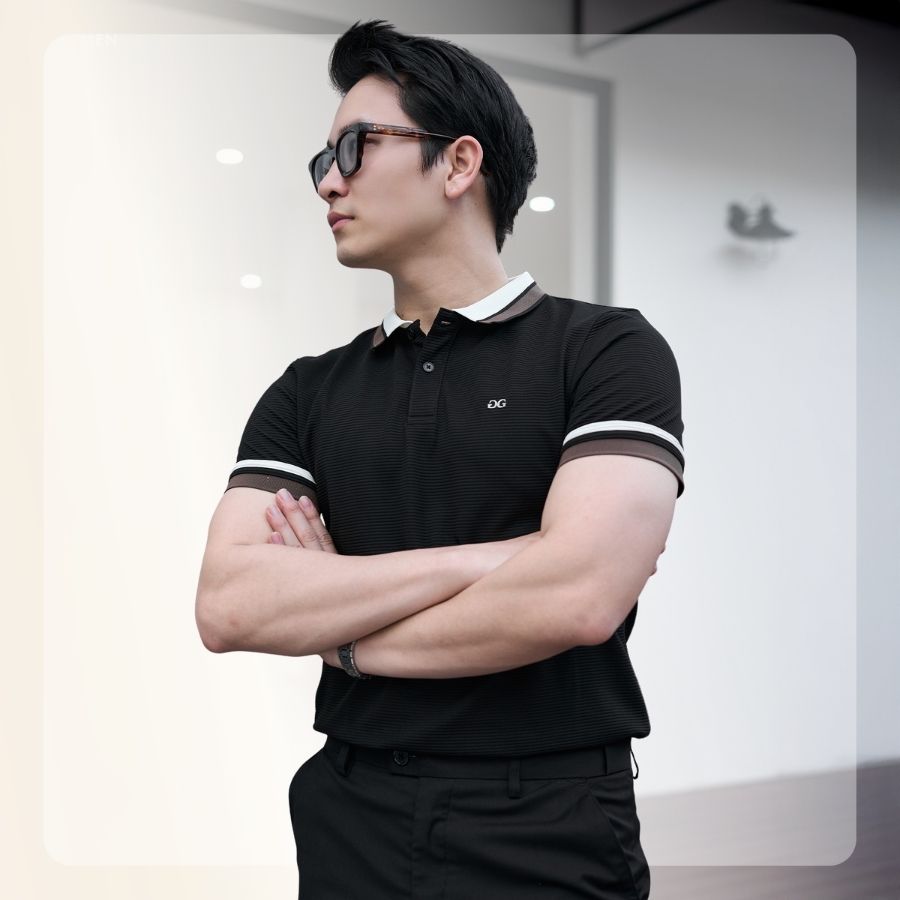 Áo polo nam S26 KN Polo Triple - Đen