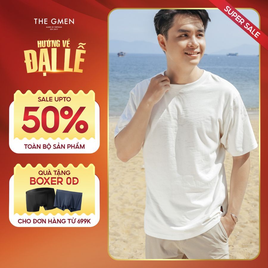 Áo thun S24 WALK REGULAR TEE 100% cotton, form Regular TRẮNG