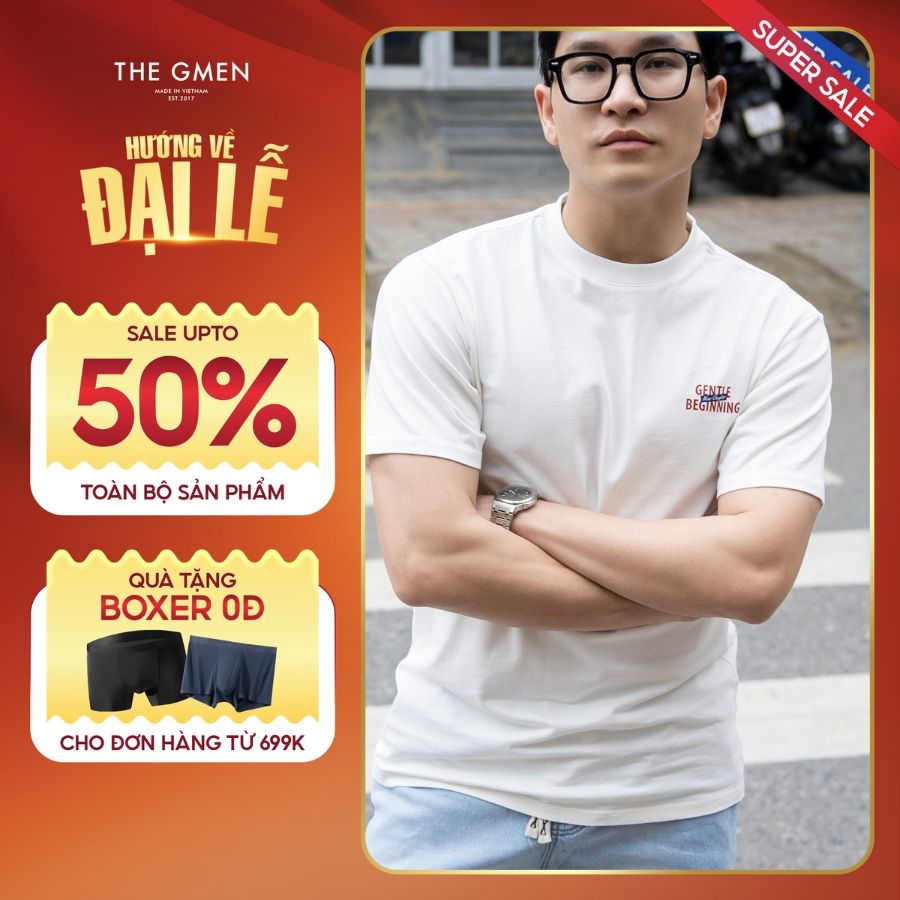 Áo thun in hình 100% Cotton S25 Tee Tết, form Regular thoải mái - BEGIN TEE