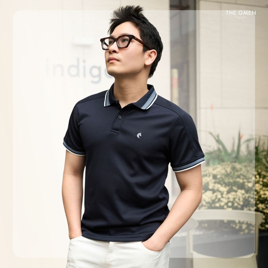 Áo Polo nam N26 KC Indigo Polo - Navy