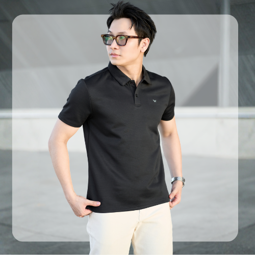 Áo polo nam Timber Polo - Đen