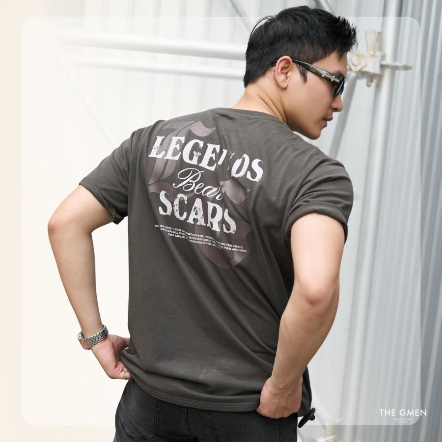 Áo thun nam nữ in hình S26 LG Tee - Xám