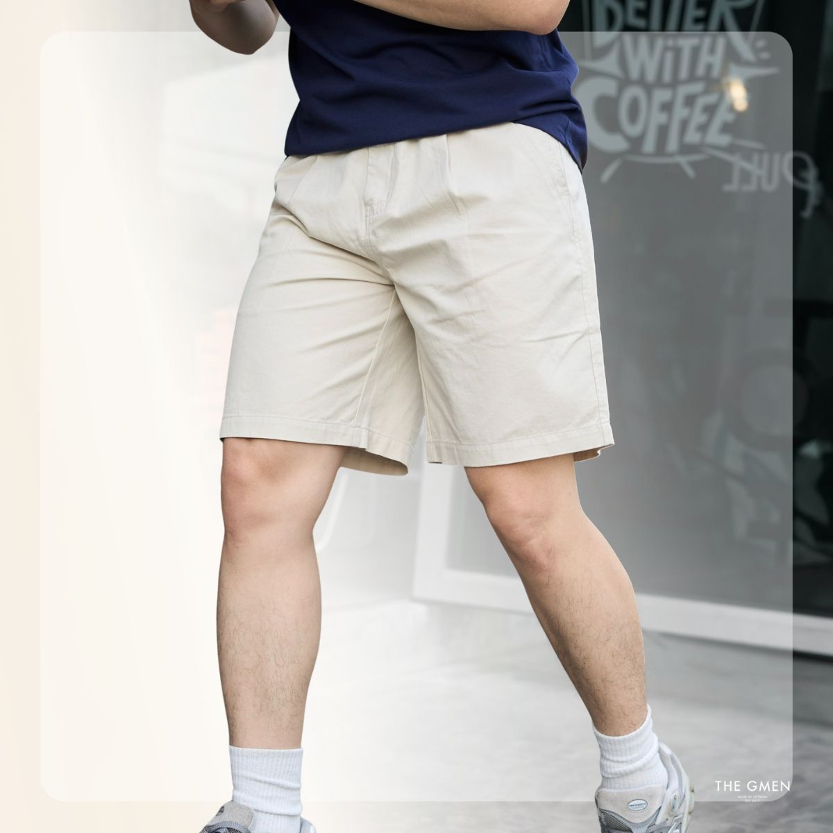 Quần short nam S26 Chino Short - Trắng
