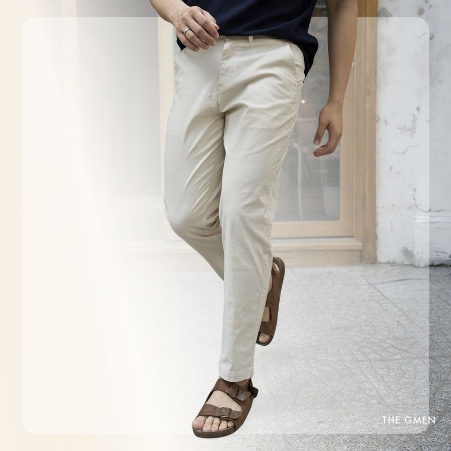 Quần dài nam L26 Linen Pants - Kem