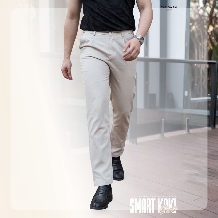 Quần dài kaki nam S26 Smart Kaki Jeans - Be