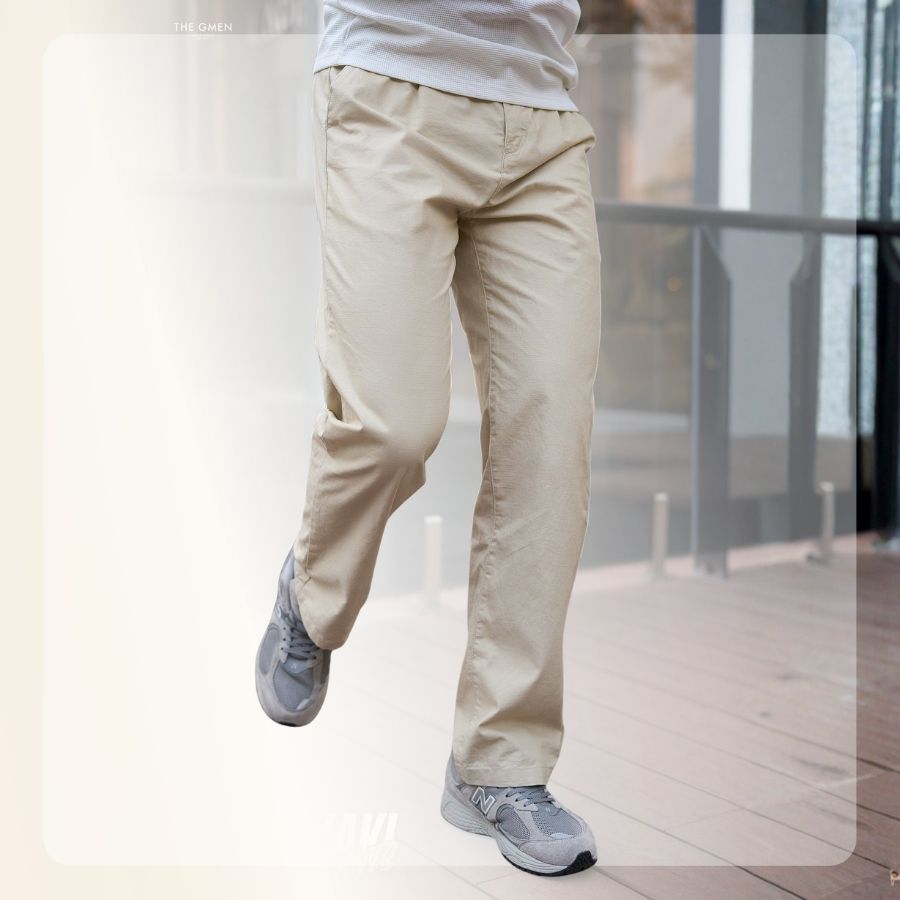 Quần dài nam F26 Loose Kaki Pant - Be