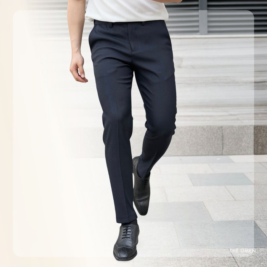 Quần âu nam công sở X26 Trouser form slimfit - Tím than