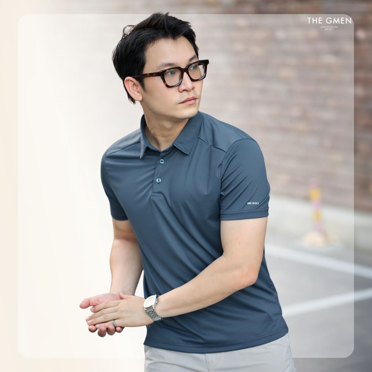 Áo polo nam N26 Coolmax Polo - Xanh