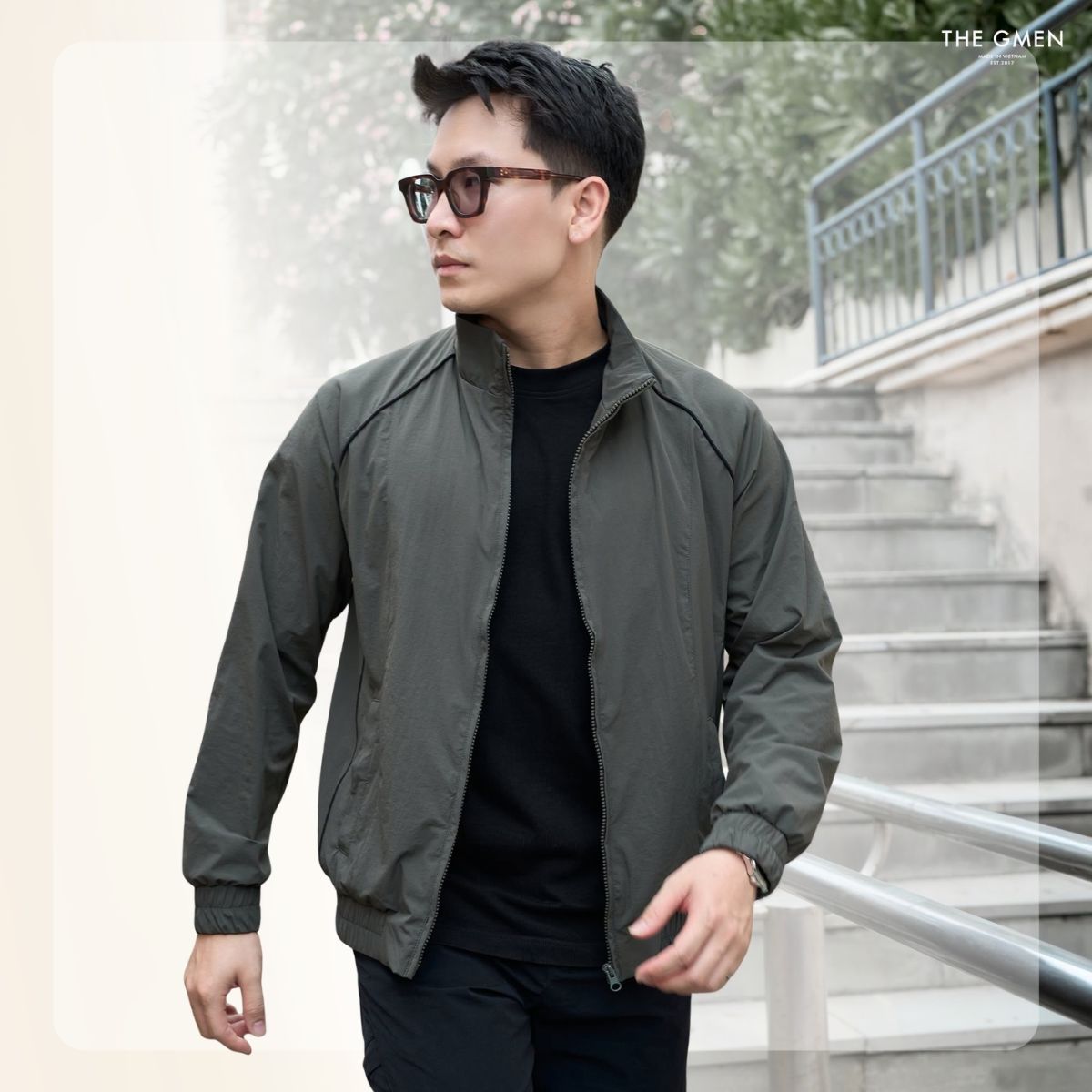 Áo khoác gió nam Gear Jacket - Xám