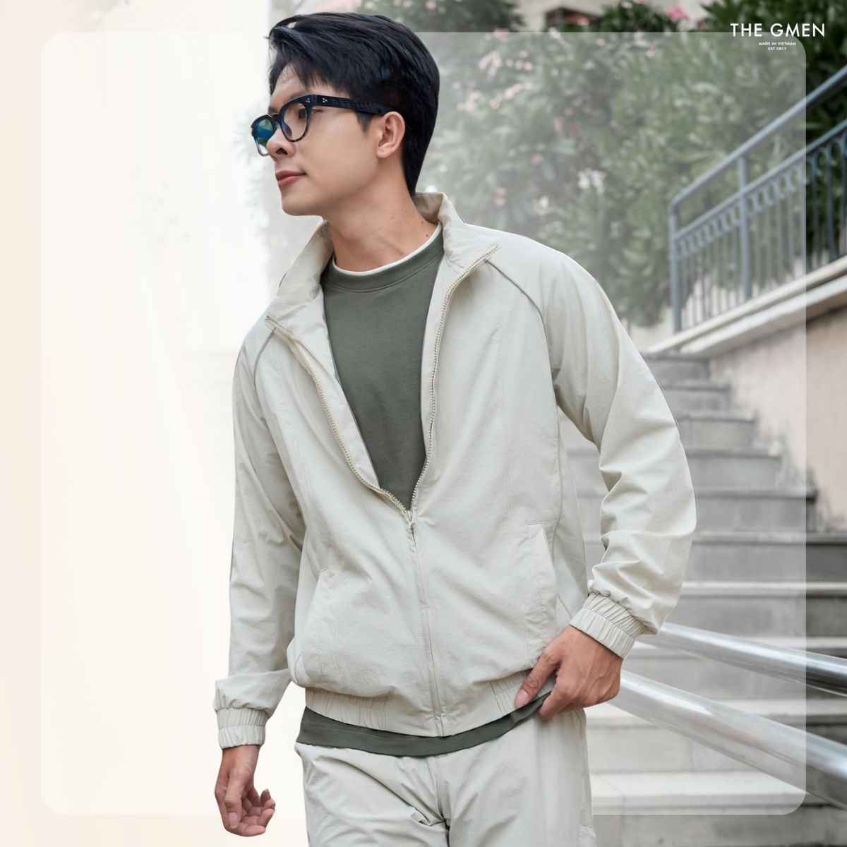 Áo khoác gió nam Gear Jacket - Be