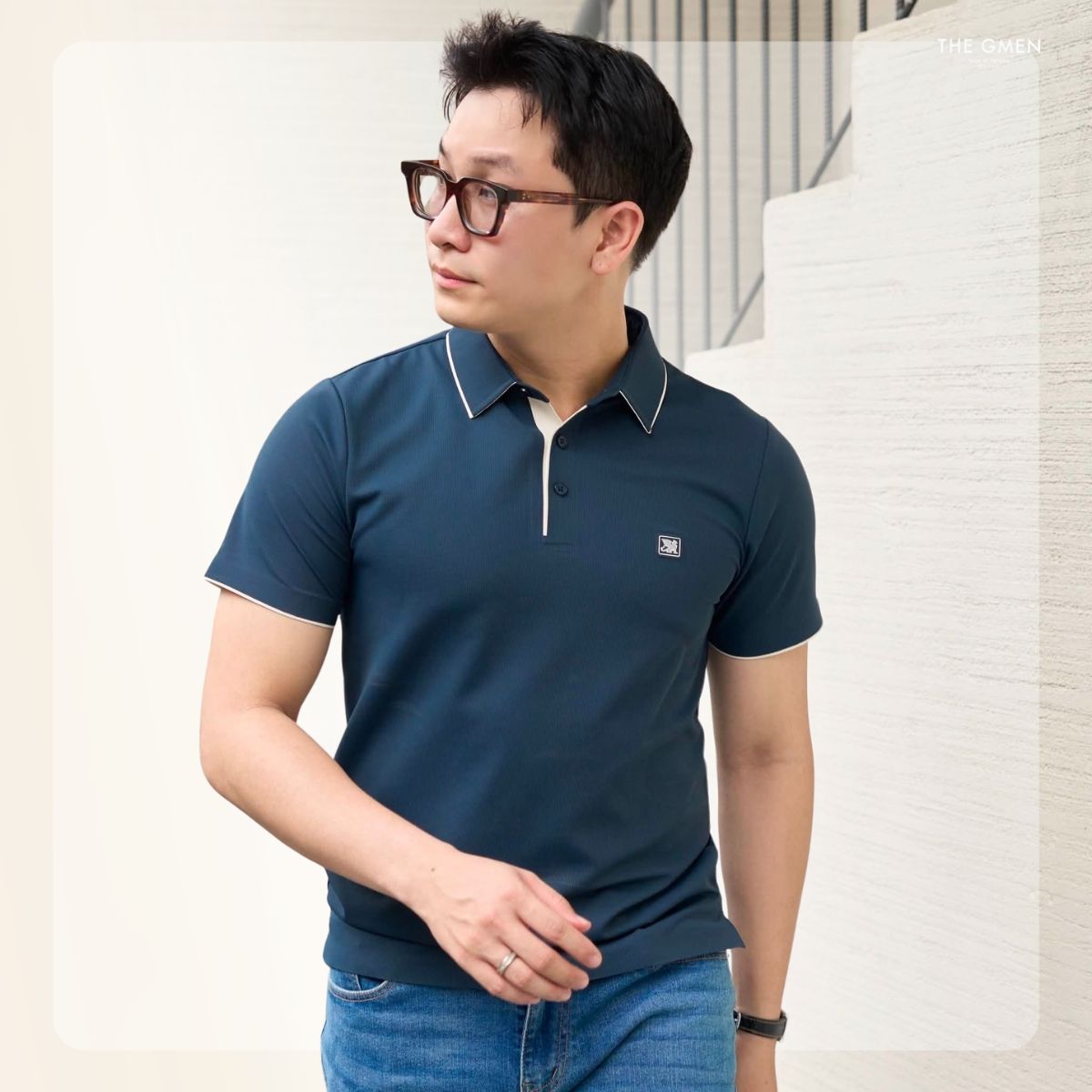 Áo polo nam Elite Lightcool Polo - Navy