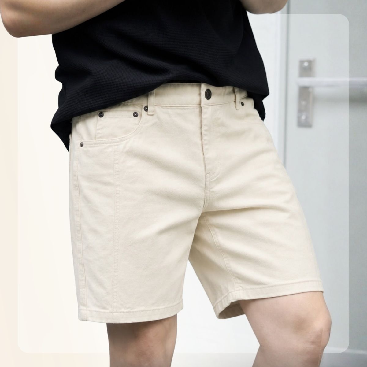 Quần short nam S26 Line Kaki Short - Be