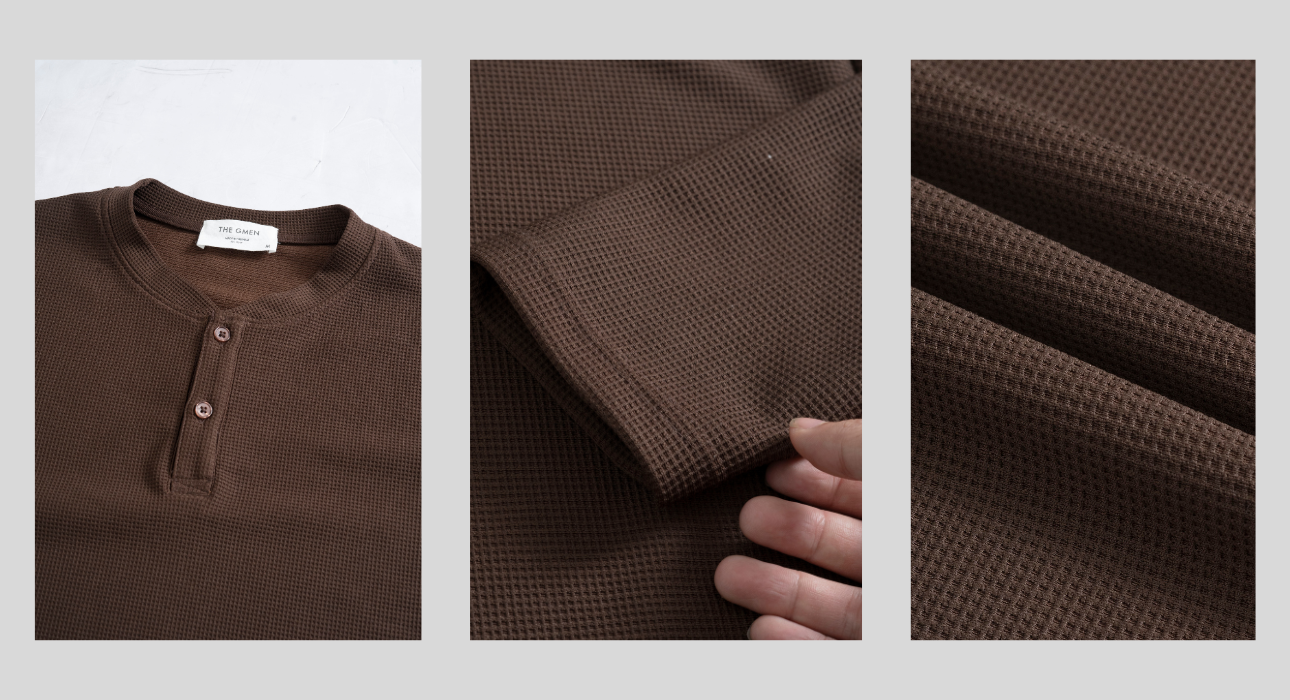 Áo sweater nam Henley The GMEN