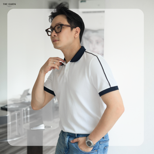 Áo polo nam ngắn tay Pax Polo - Trắng